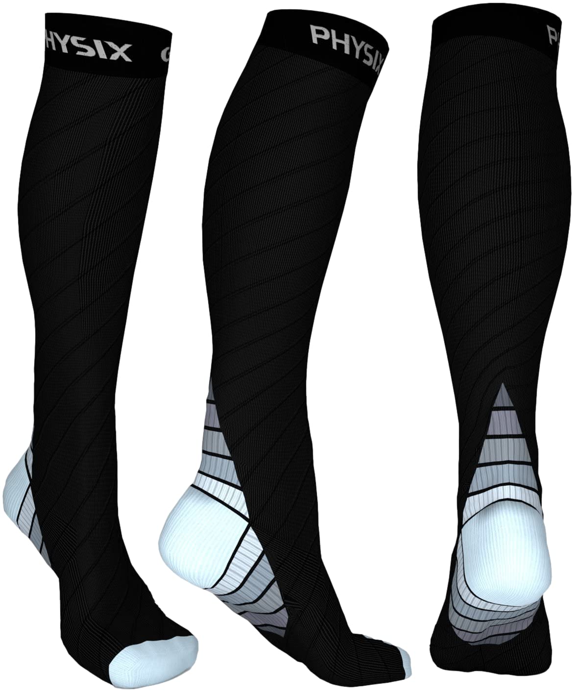 Physix Gear compression socks with arch support for all-day comfort