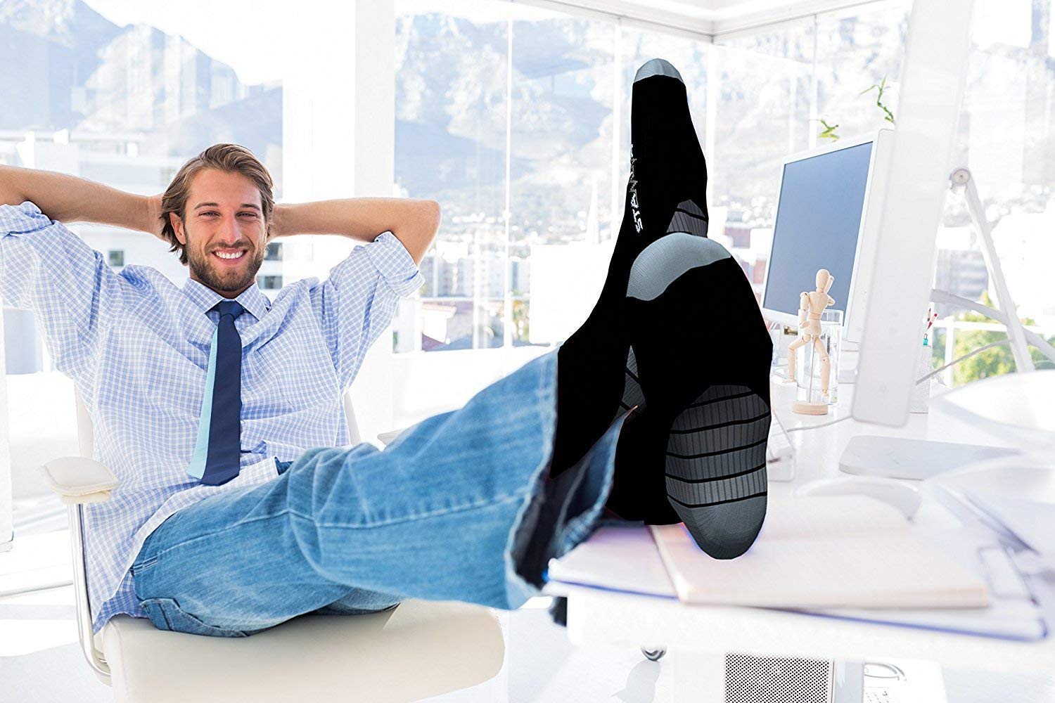 Physix Gear travel compression socks keep legs energized during trips