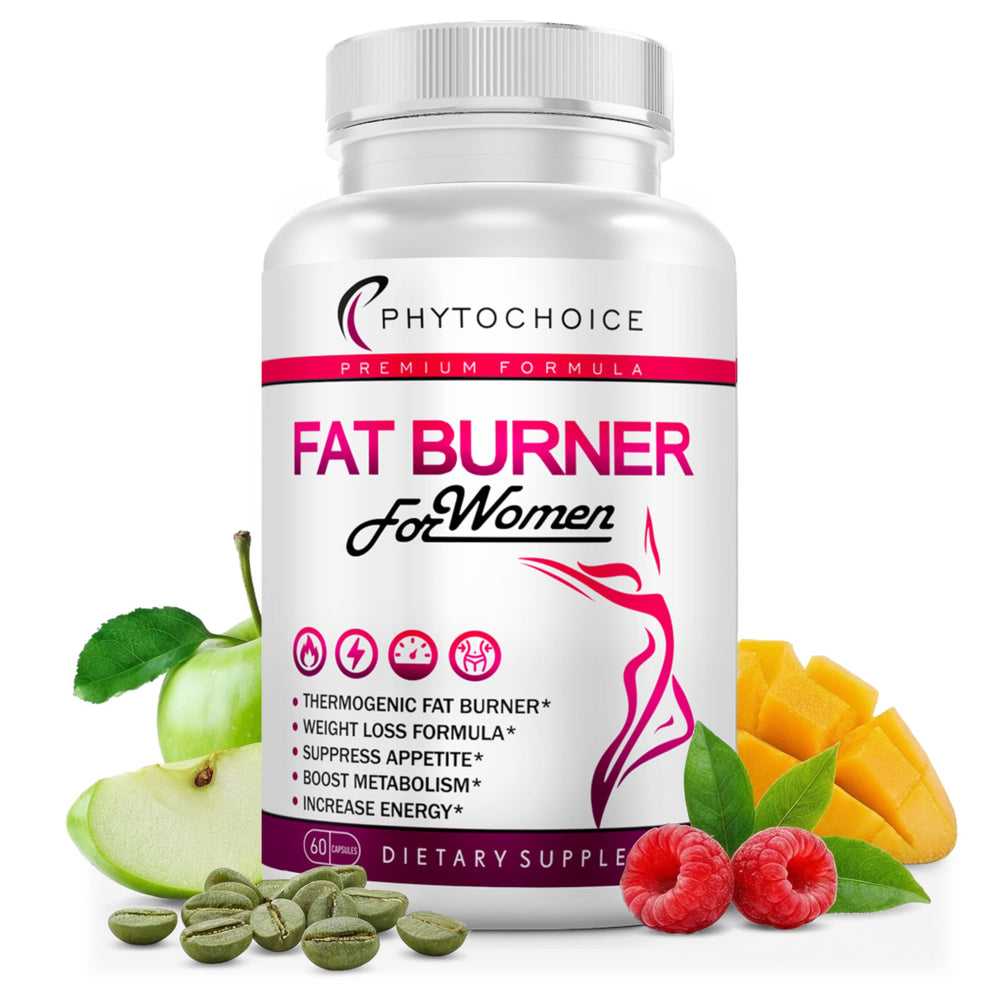 PHYTOCHOICE Belly Fat Burner bottle front for daily energy support.