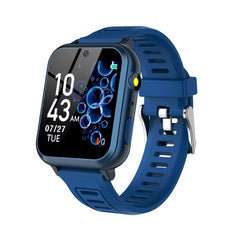 Phyulls Kids Smart Watch front view with bright touchscreen and built-in games for interactive play.
