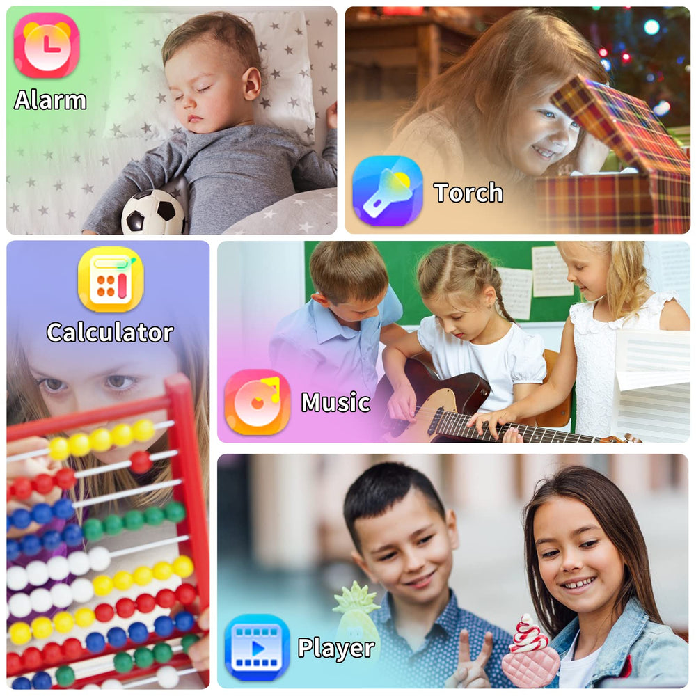 Phyulls Kids Smart Watch long-life battery supports days of activity.