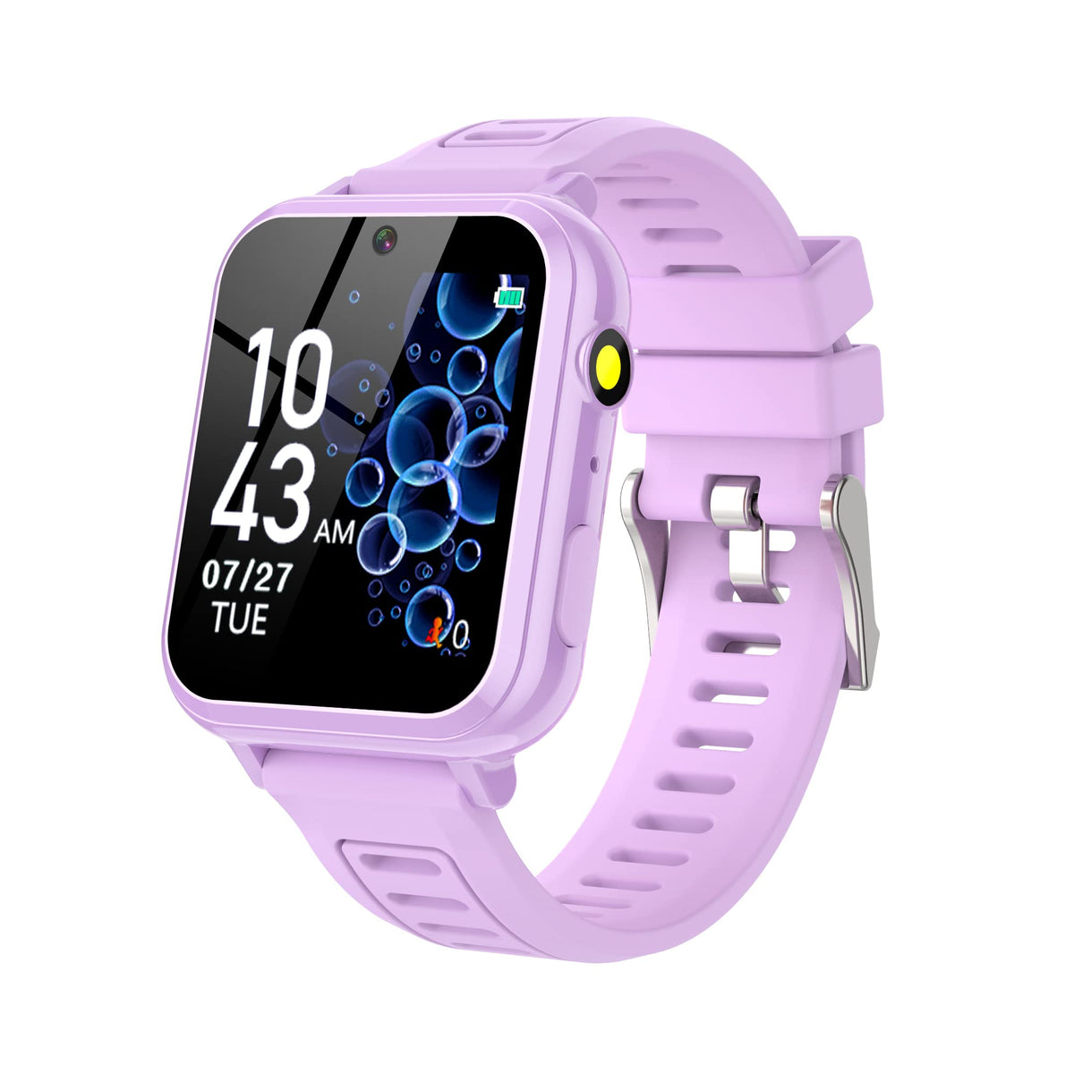 Phyulls Kids Smart Watch front view with bright display for girls