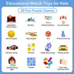 Phyulls Kids Smart Watch MP3 player interface for kid-friendly music on the go.