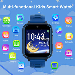 Phyulls Kids Smart Watch video recording mode captures adventures and daily moments.