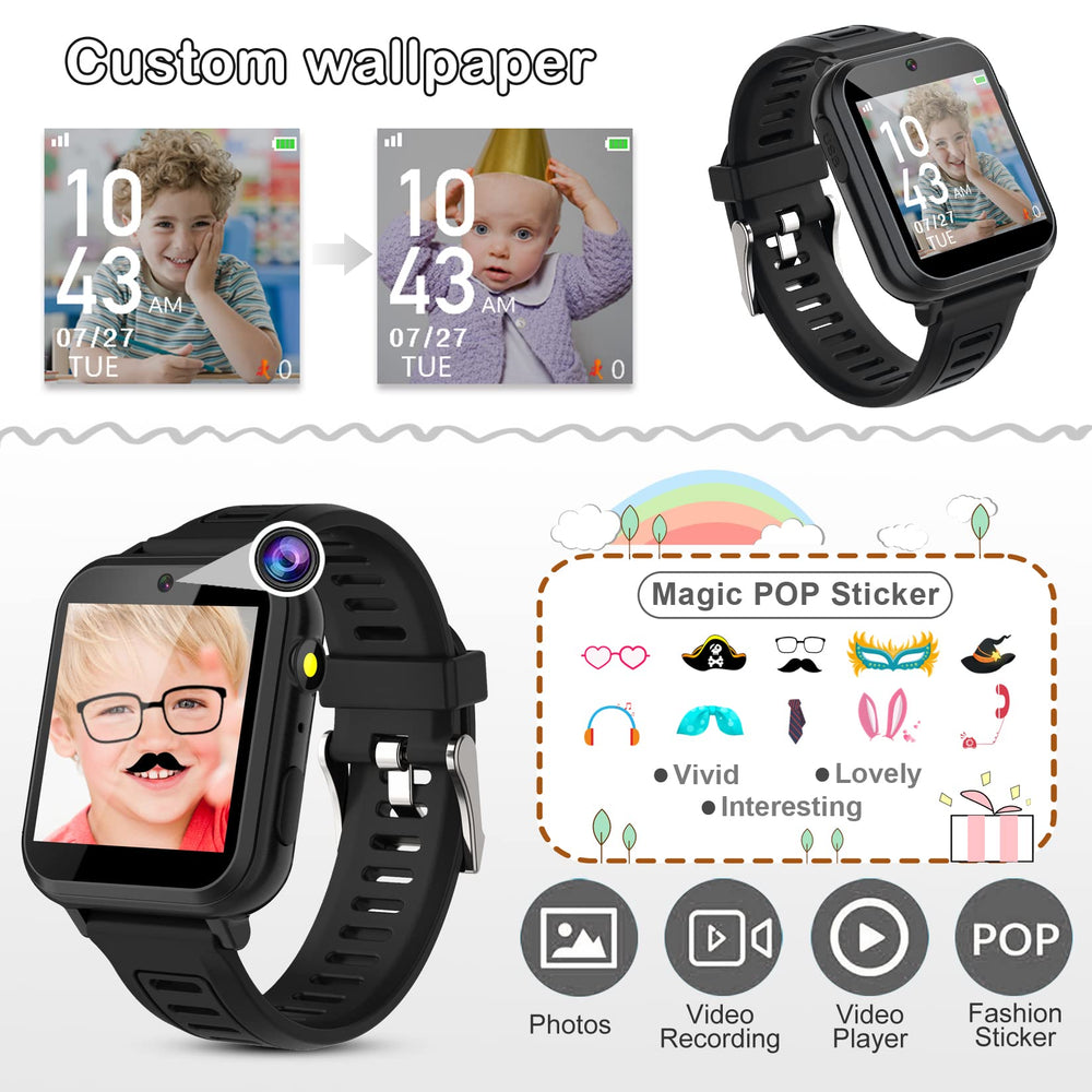Phyulls Kids Smart Watch drives simplicity with no SIM card and easy use.