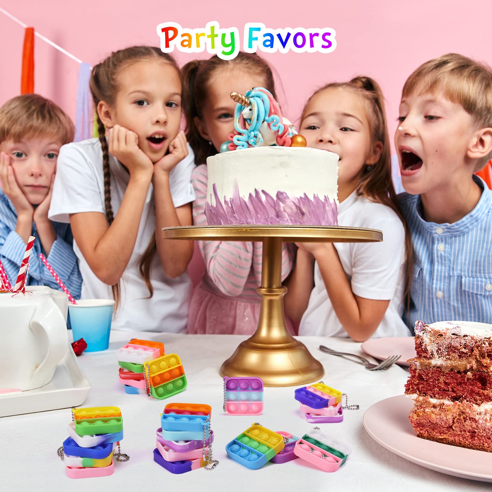 PICcircuit dinosaur keychains for kids prizes, portable and shareable