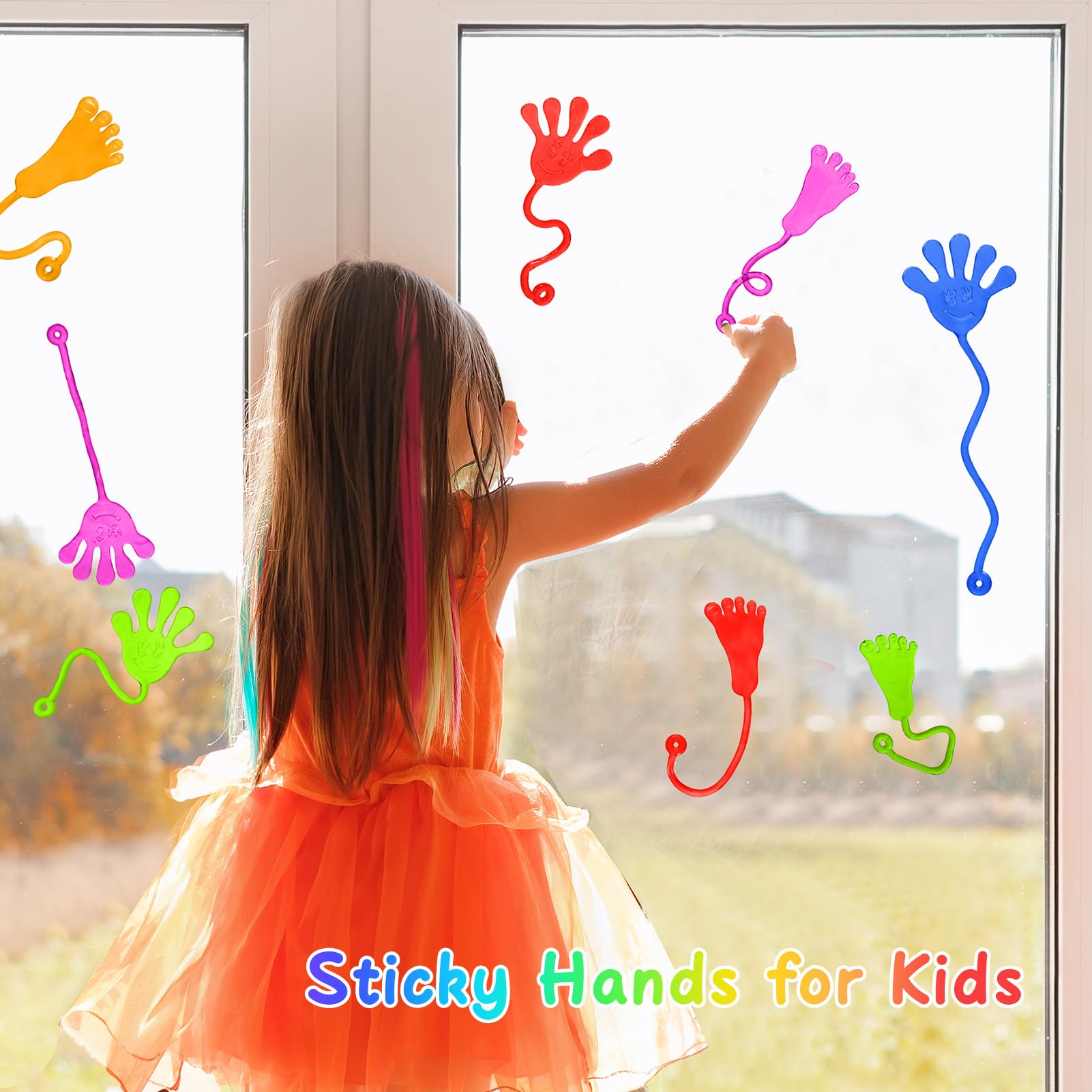 PICcircuit Sticky Hands party favor bags provide inexpensive party thrills.