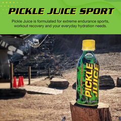 Electrolyte-rich Pickle Juice helps active hydration during workouts
