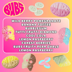 Pickmix Candy Sweden BUBS Mix eight flavors for tastings and gifting.