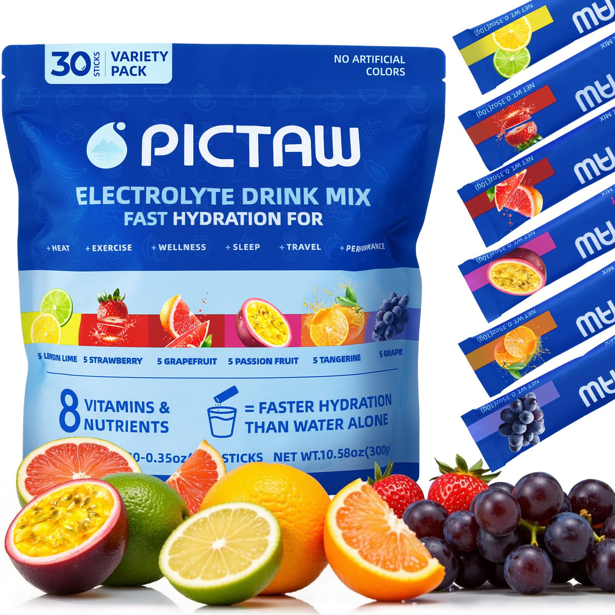 PICTAW hydration packets on-the-go ready for fast workout hydration