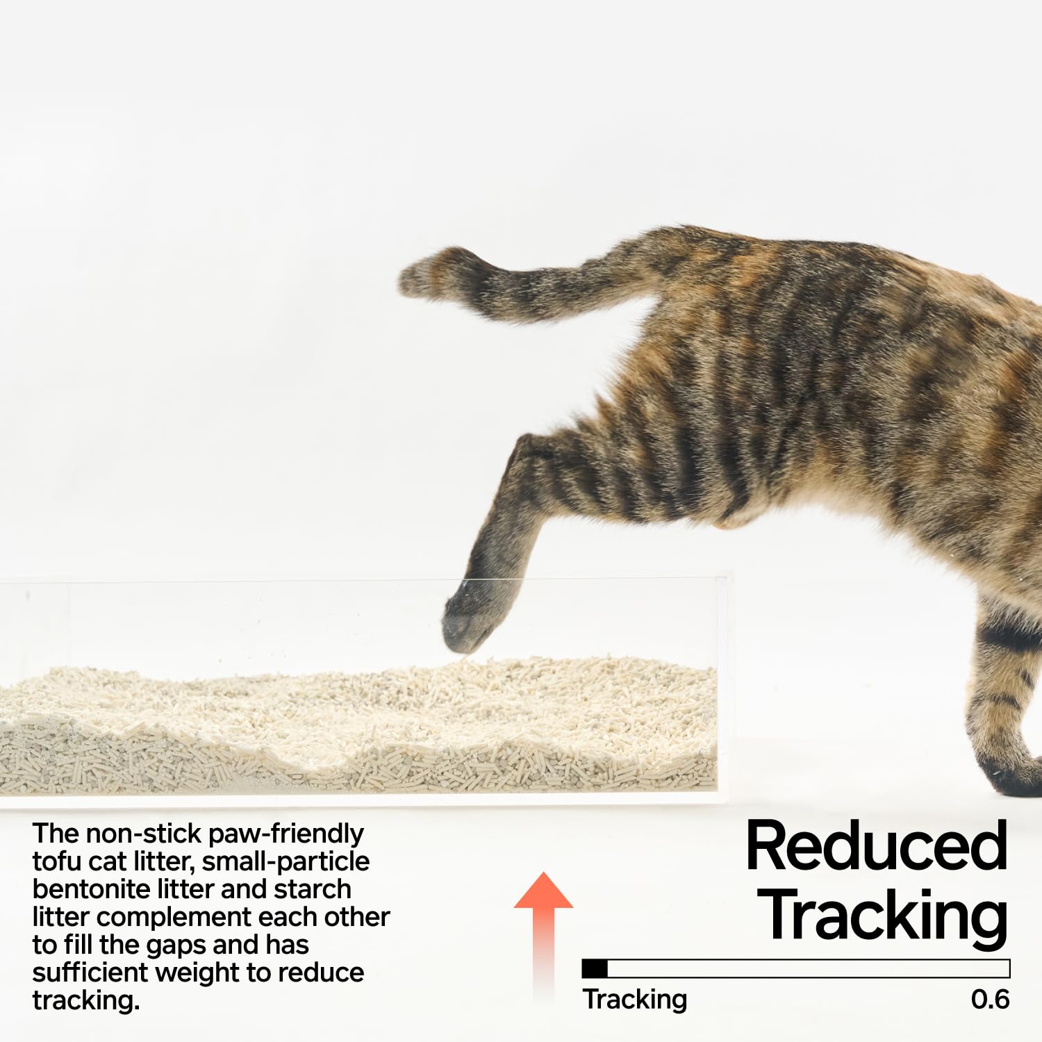 Pidan Mix Cat Litter flushable design offers convenient disposal.