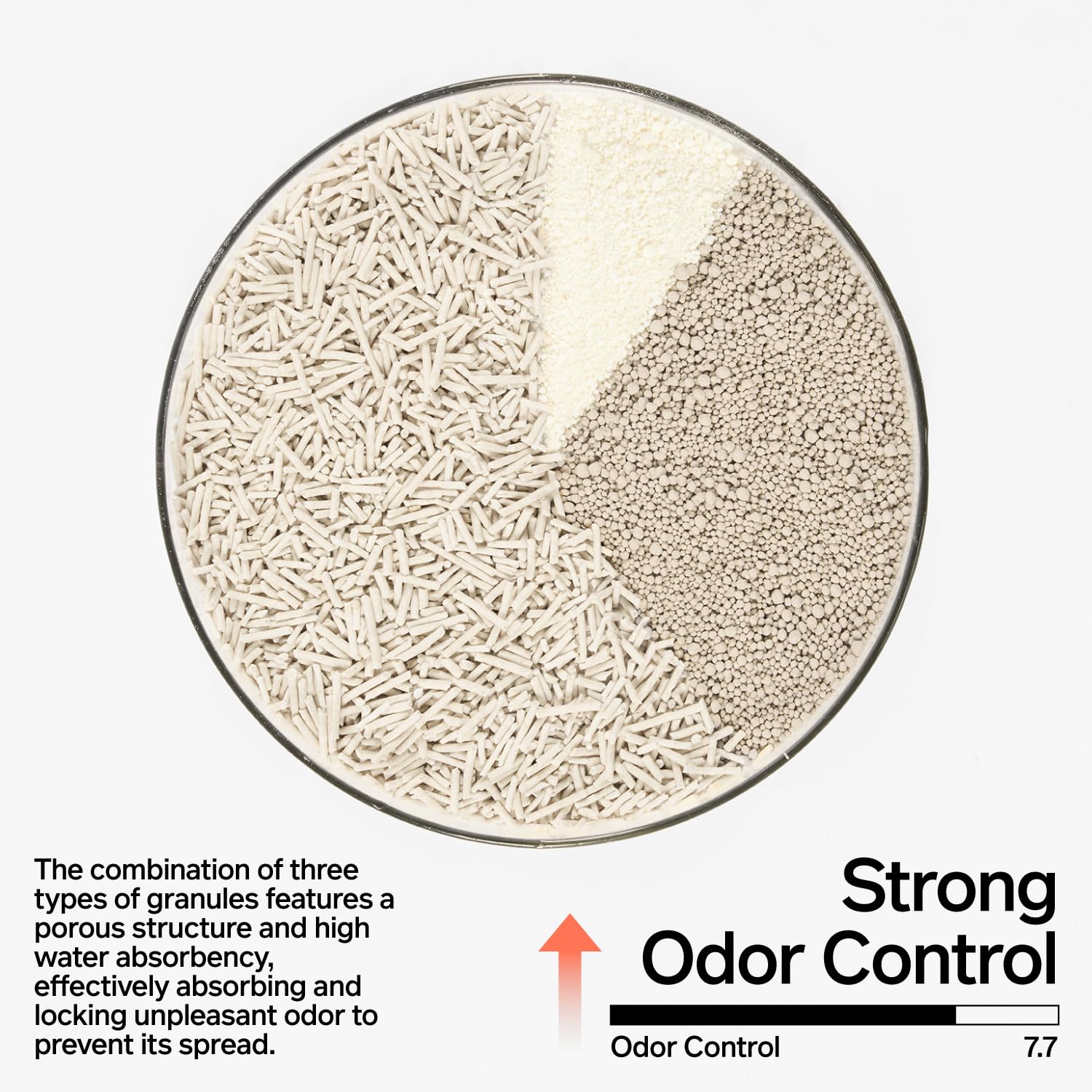 Pidan Mix Cat Litter low-dust formula reduces airborne dust.