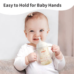 PIGEON bottle handle installation gray guides quick, secure attachment to the bottle neck.