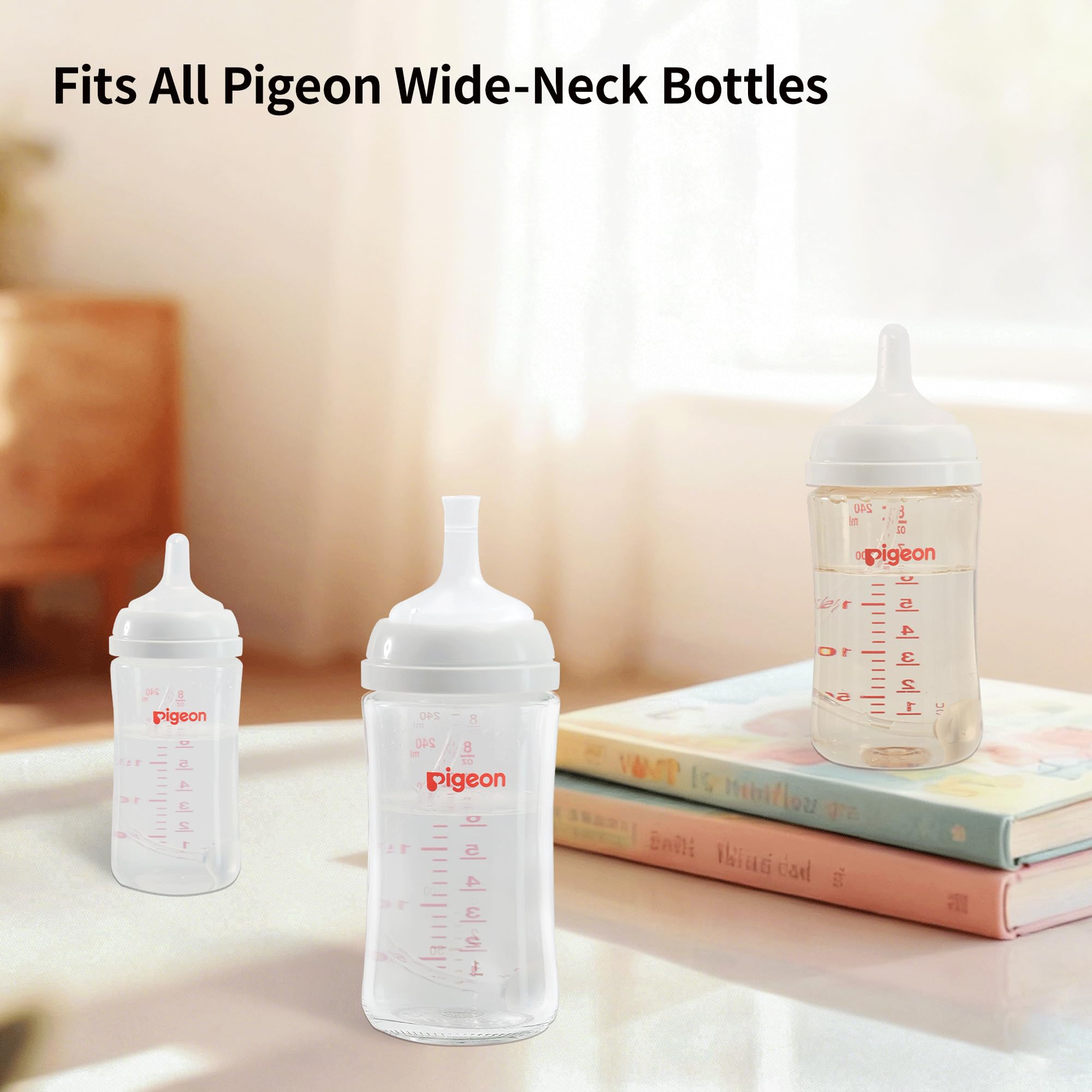 Pigeon cleaning brushes simplify care and maintenance.