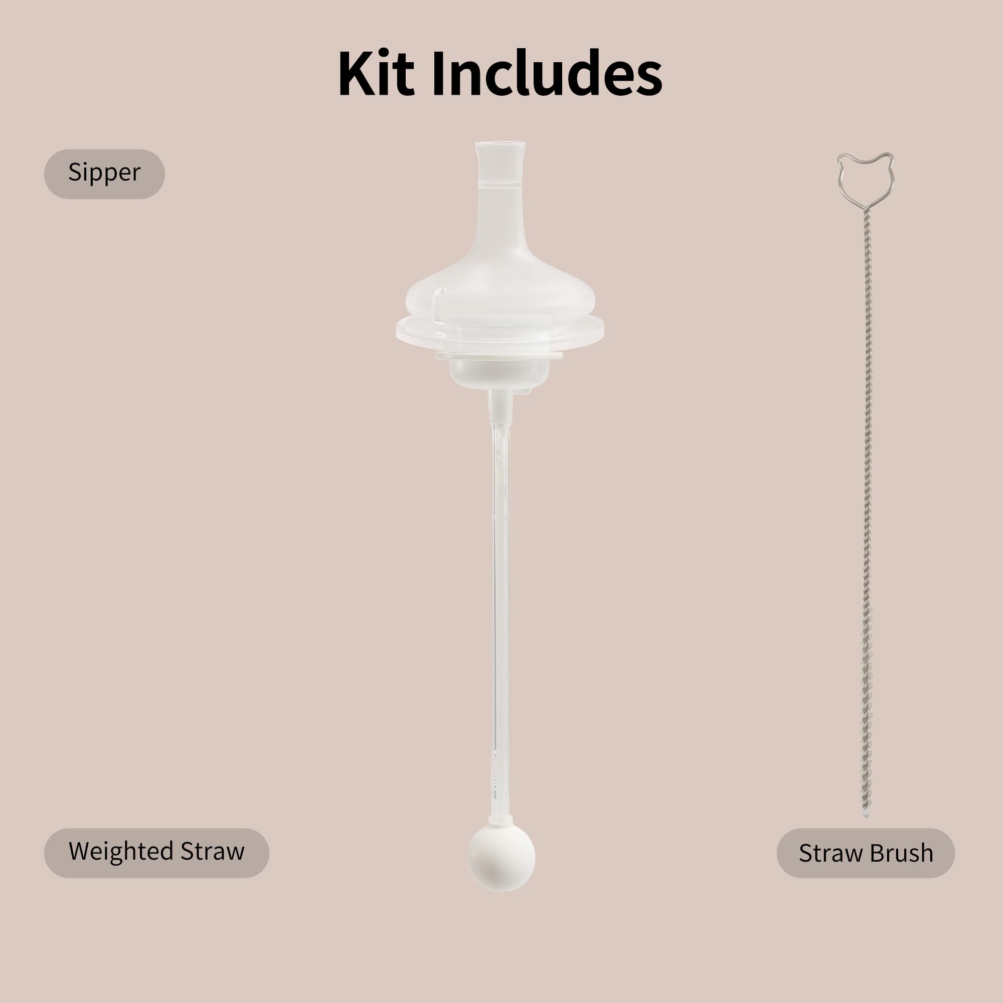 Pigeon gravity ball straw rotates 360° for comfortable drinking.