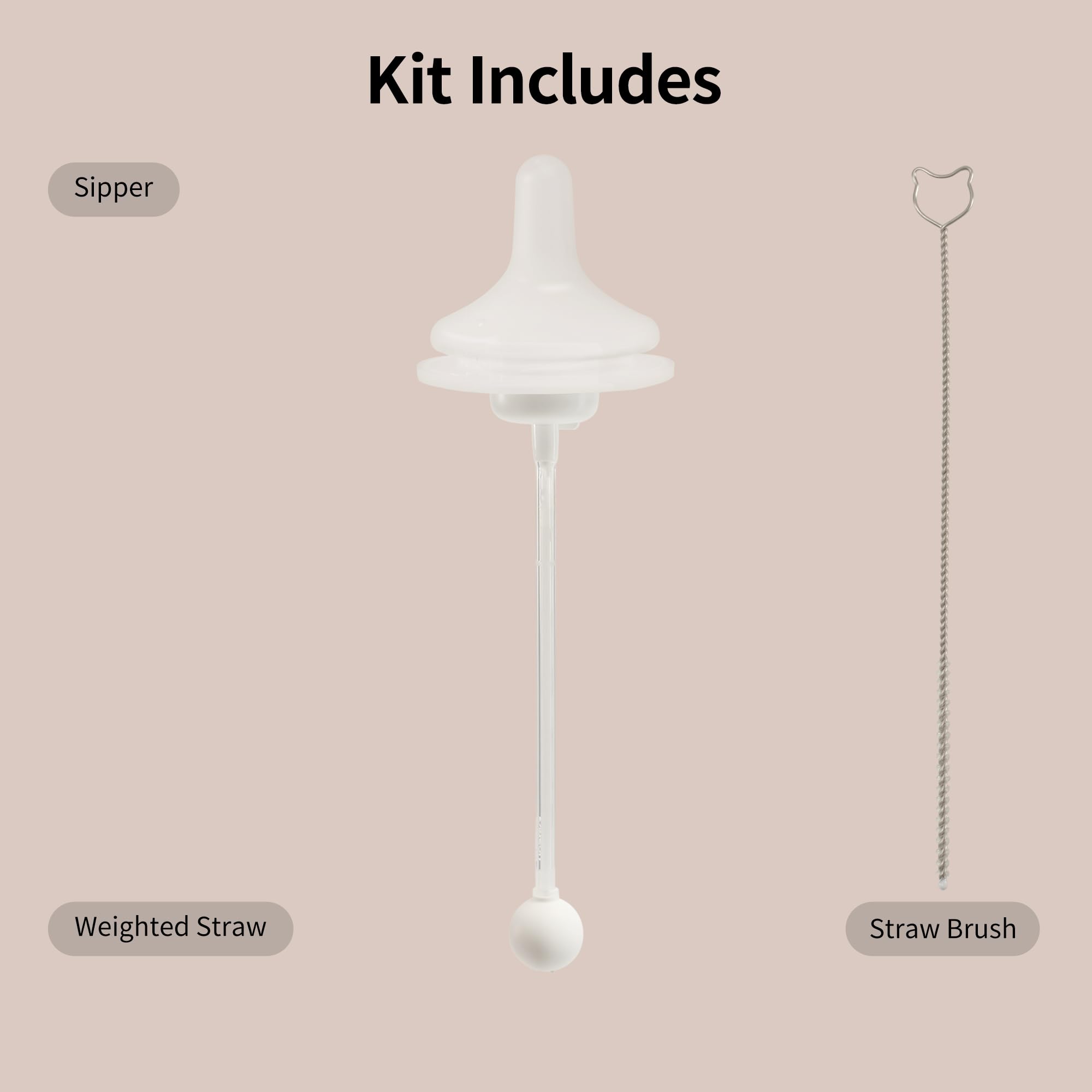 Pigeon integrated gravity-ball straw with 360° rotation for versatile drinking.