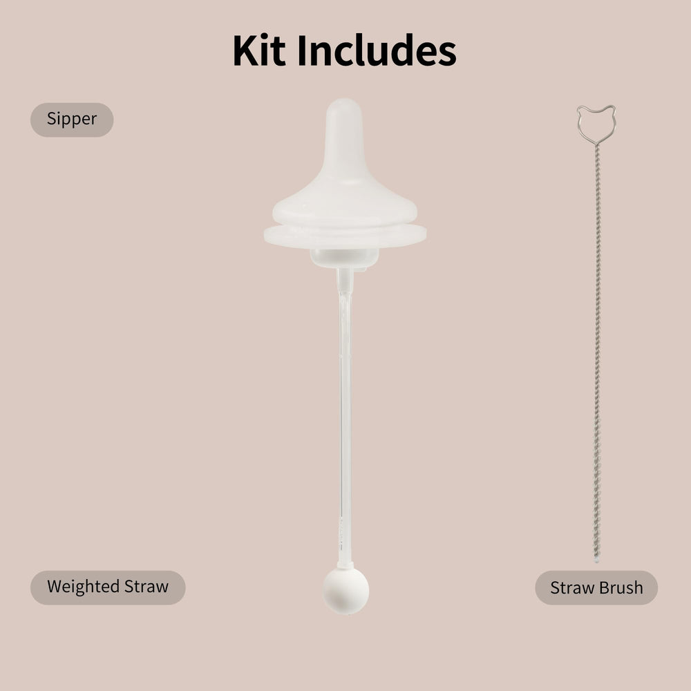 Pigeon integrated gravity-ball straw with 360° rotation for versatile drinking.