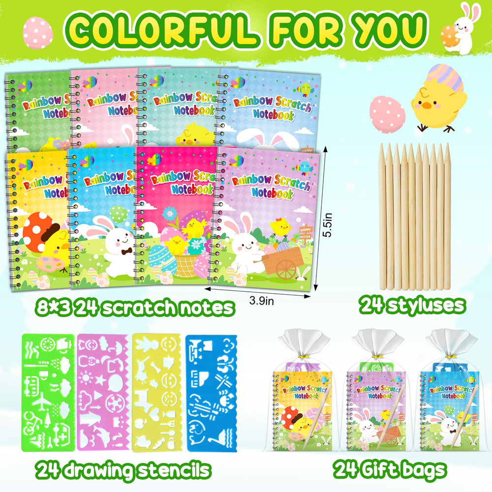 Pigipigi Kids scratch sheet set includes stylus for mess-free art at home.