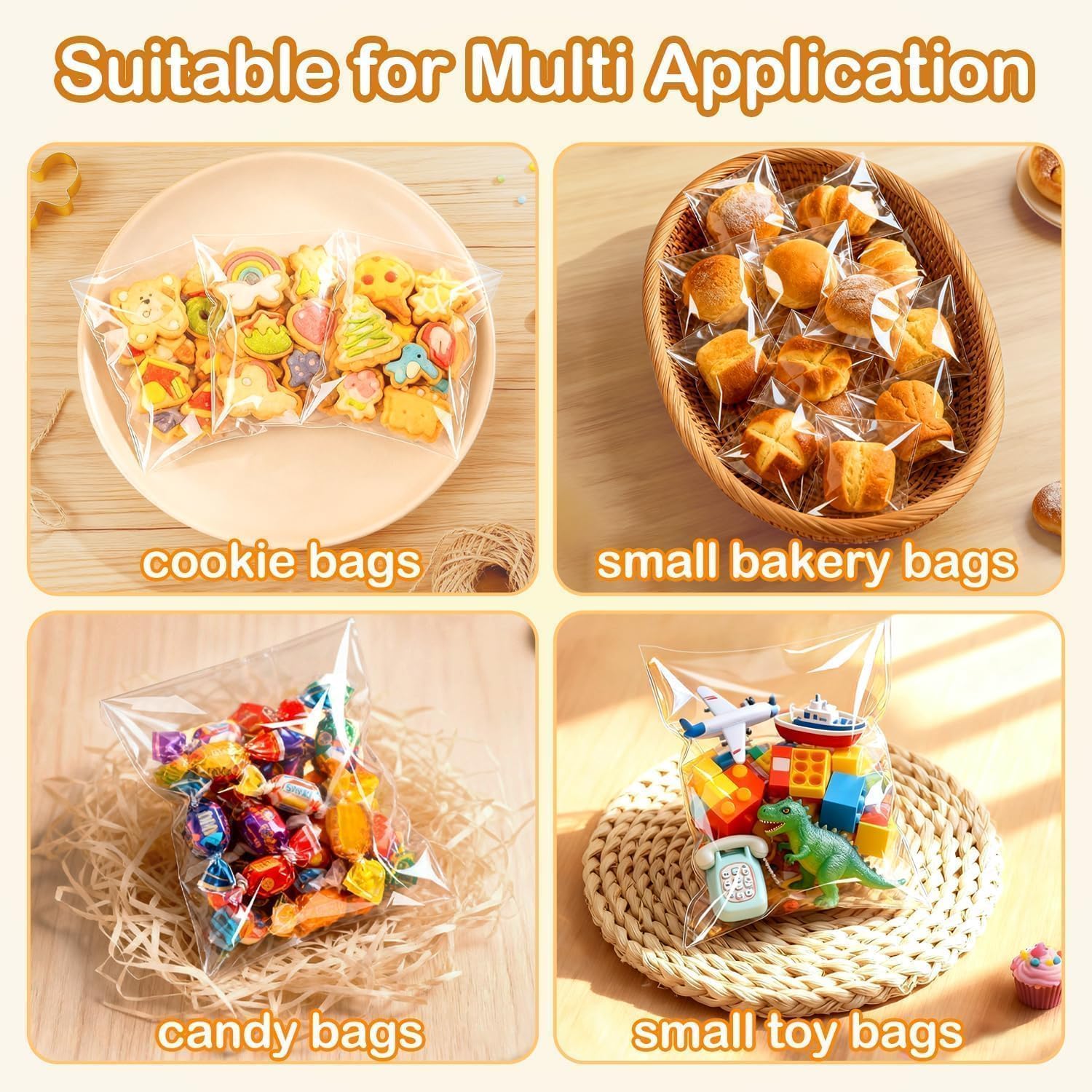 PigPotParty cookie bags 4x6 100-count bulk pack ensures you are stocked.