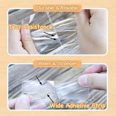 PigPotParty cookie bags 4x6 adhesive-strip action for quick, mess-free sealing.