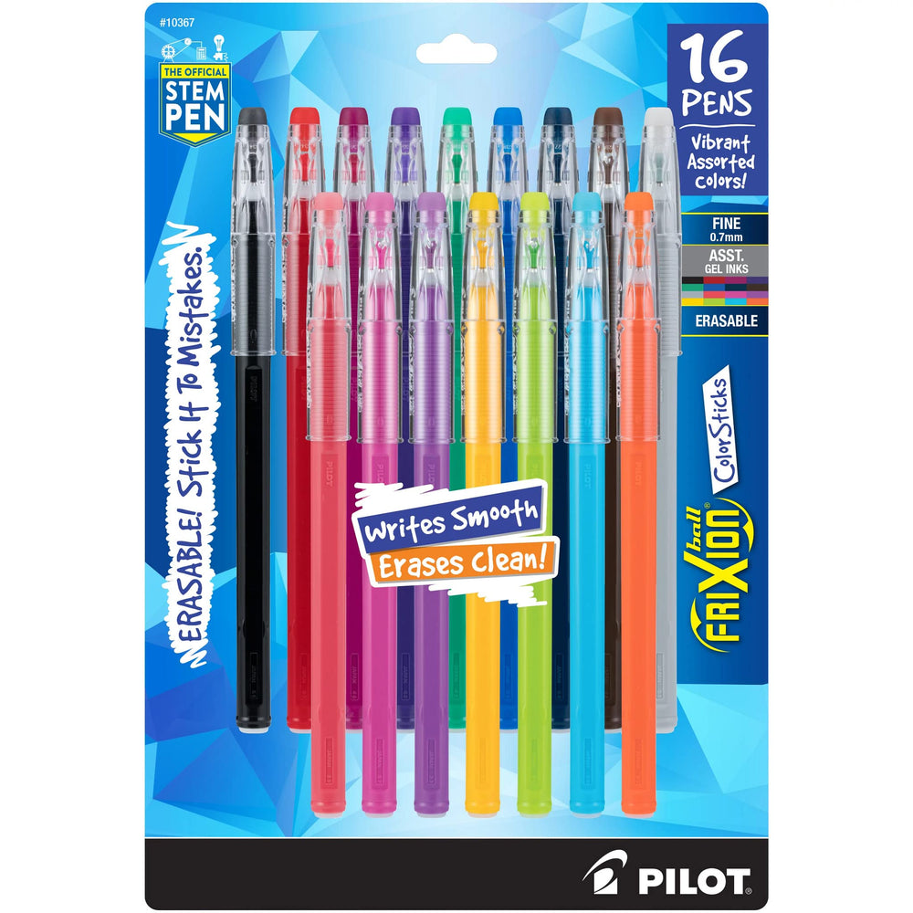 PILOT FriXion ColorSticks lined up in vibrant colors for organized notes.