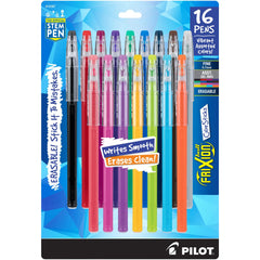 PILOT FriXion ColorSticks lined up in vibrant colors for organized notes.