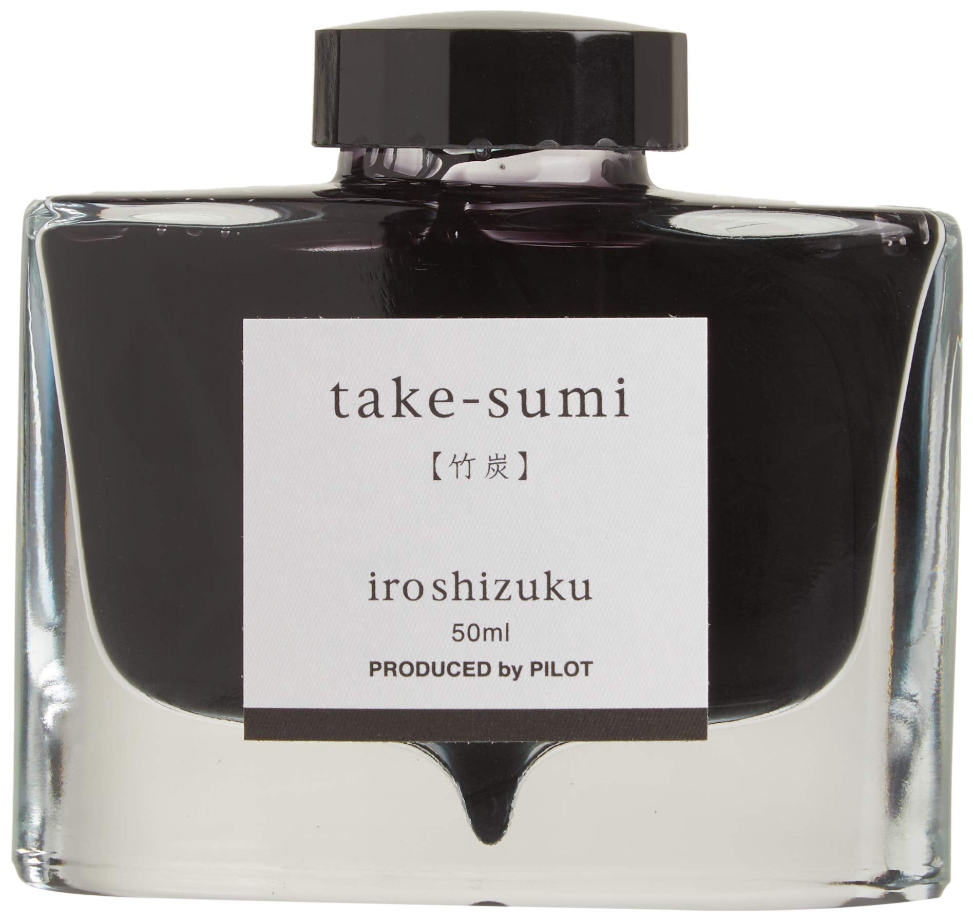 PILOT Iroshizuku Take-Sumi writing sample on paper with shading.