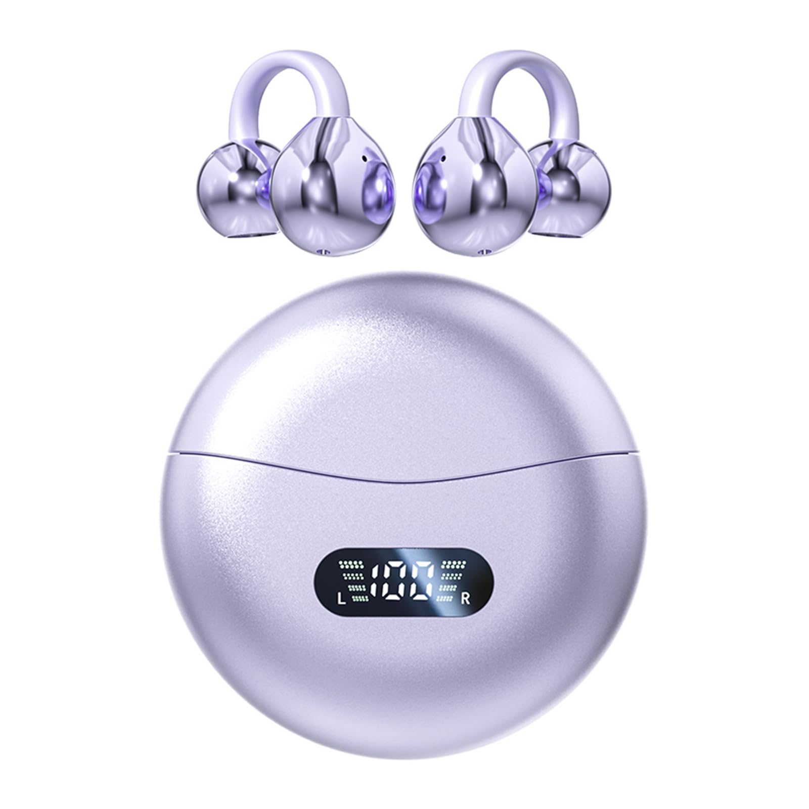 Piluyaa Clip-on Earbuds with Open-Ear Design provide secure comfort without blocking the ear canal.