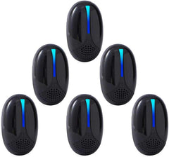 PIMAG Upgraded Ultrasonic Repeller plugged into outlet for indoor pest control