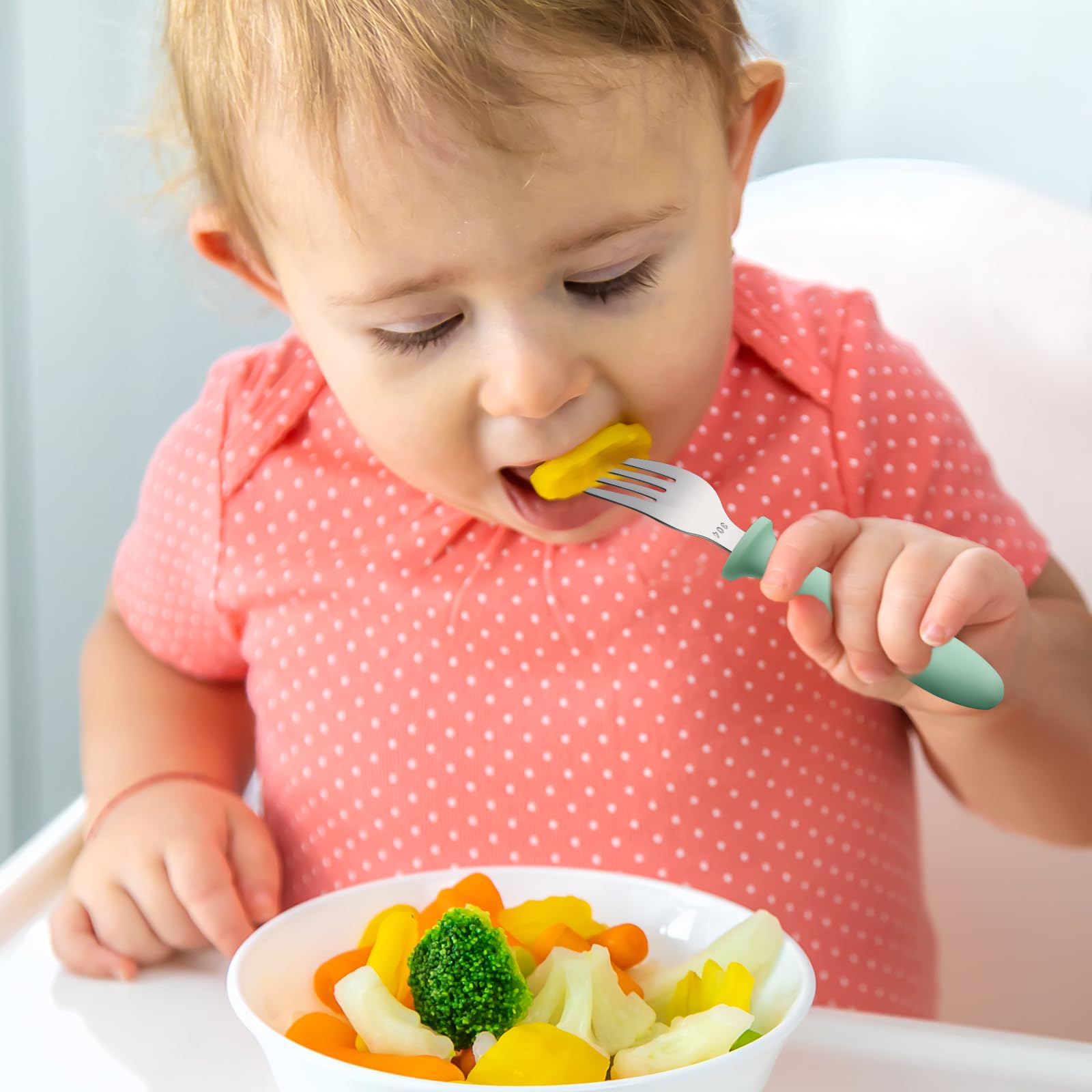 Pimoys gift-pack toddler utensils ideal for birthdays and holidays.