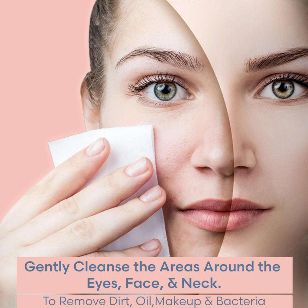 Ultra-soft Pink Sky Brookstone towelettes gentle on skin during cleansing
