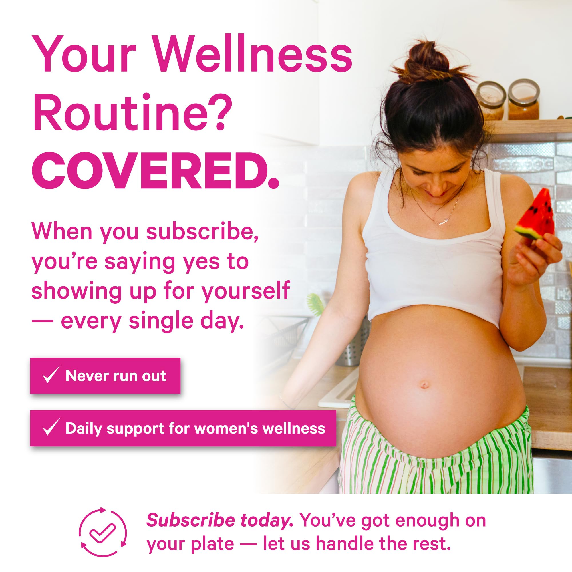Pink Stork Folate veggie capsules for plant-based wellness
