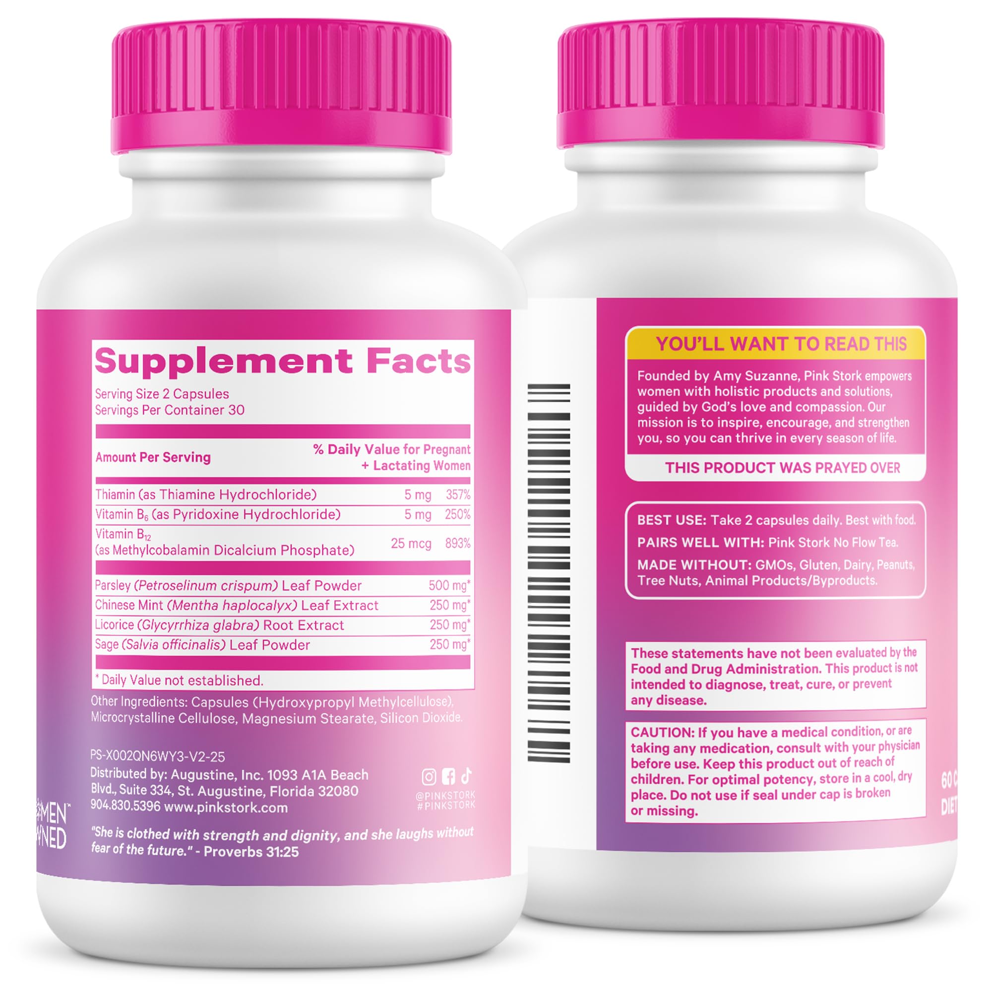 No Flow third-party testing seal on bottle