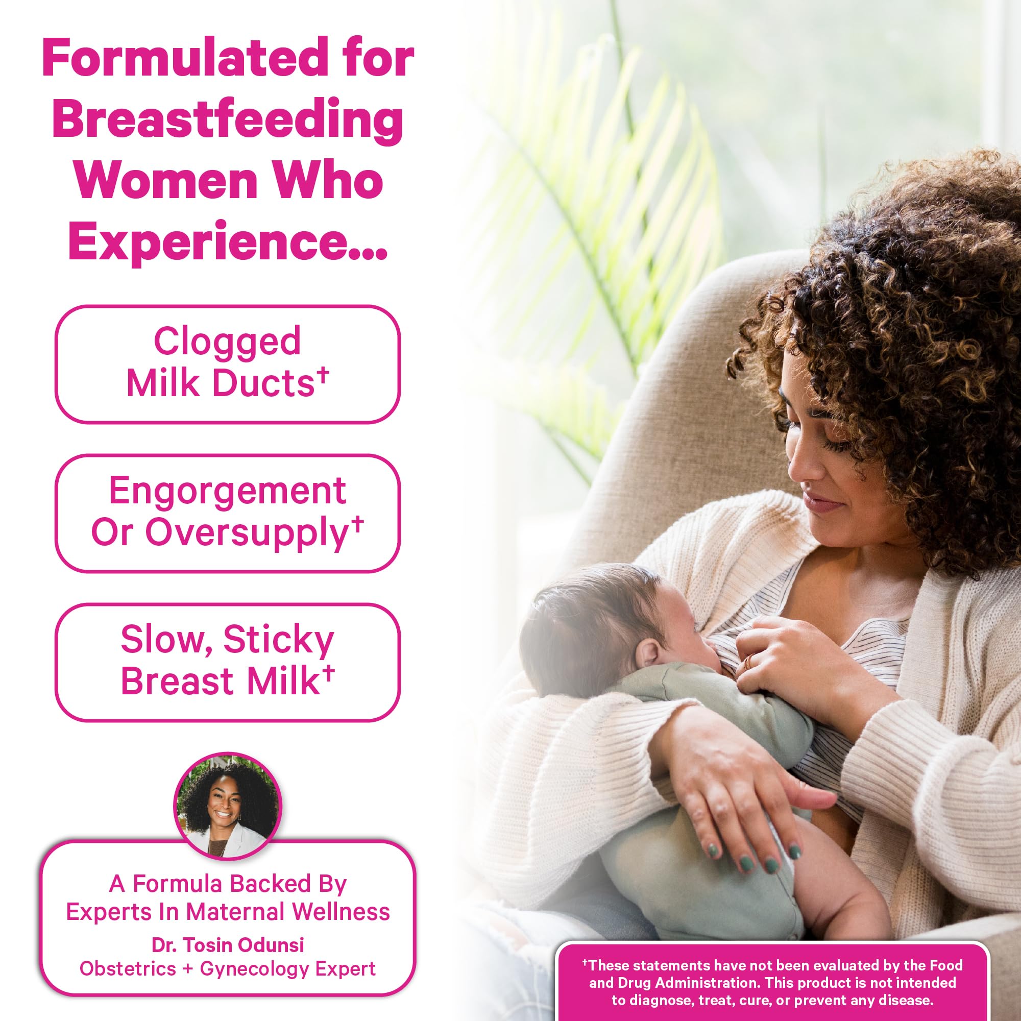 Close-up of Pink Stork Sunflower Lecithin capsules for daily breastfeeding support.