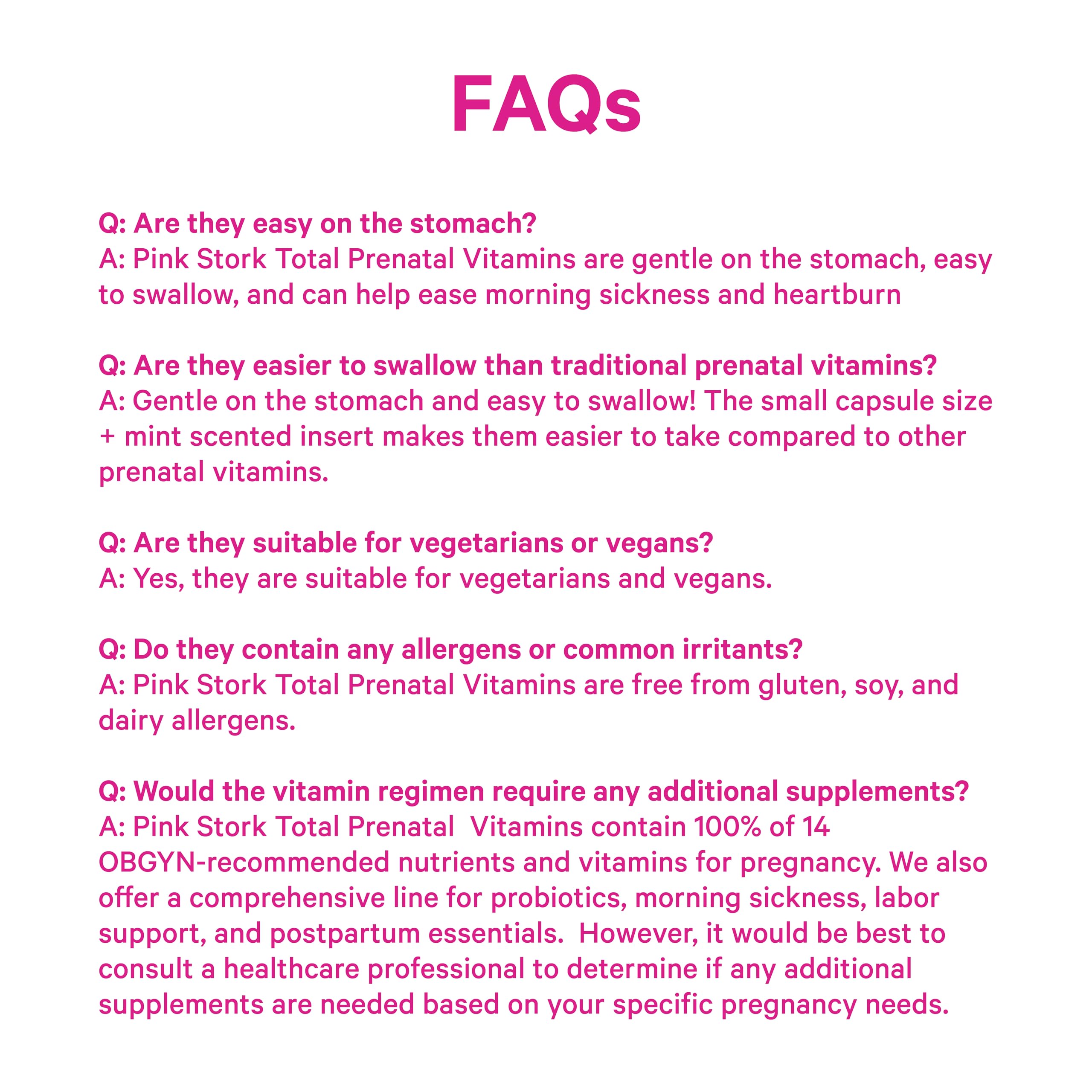 Pink Stork Total Prenatal DHA on-the-go routine illustrates portability.