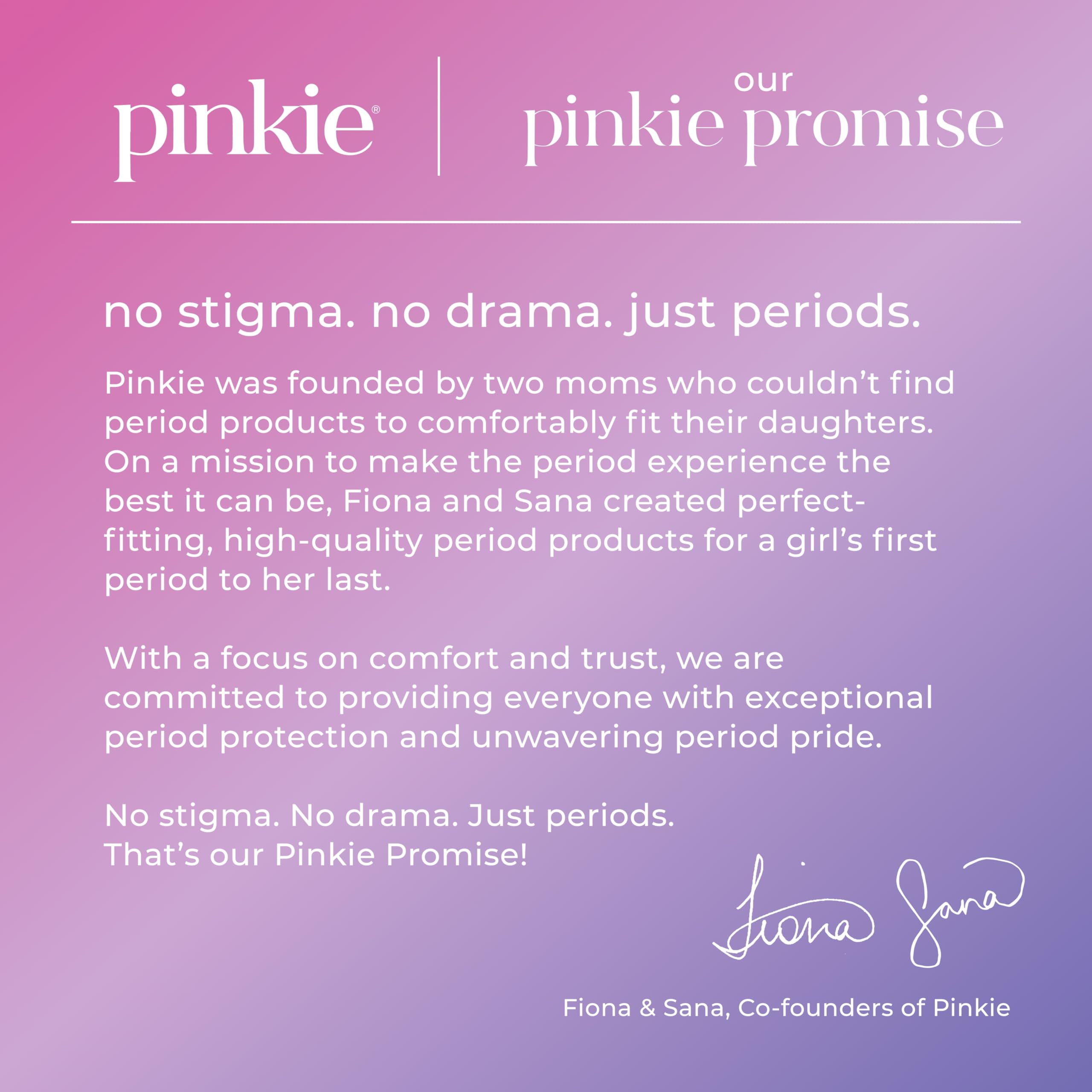 Pinkie tampons in a multipack provide reliable protection on busy days.