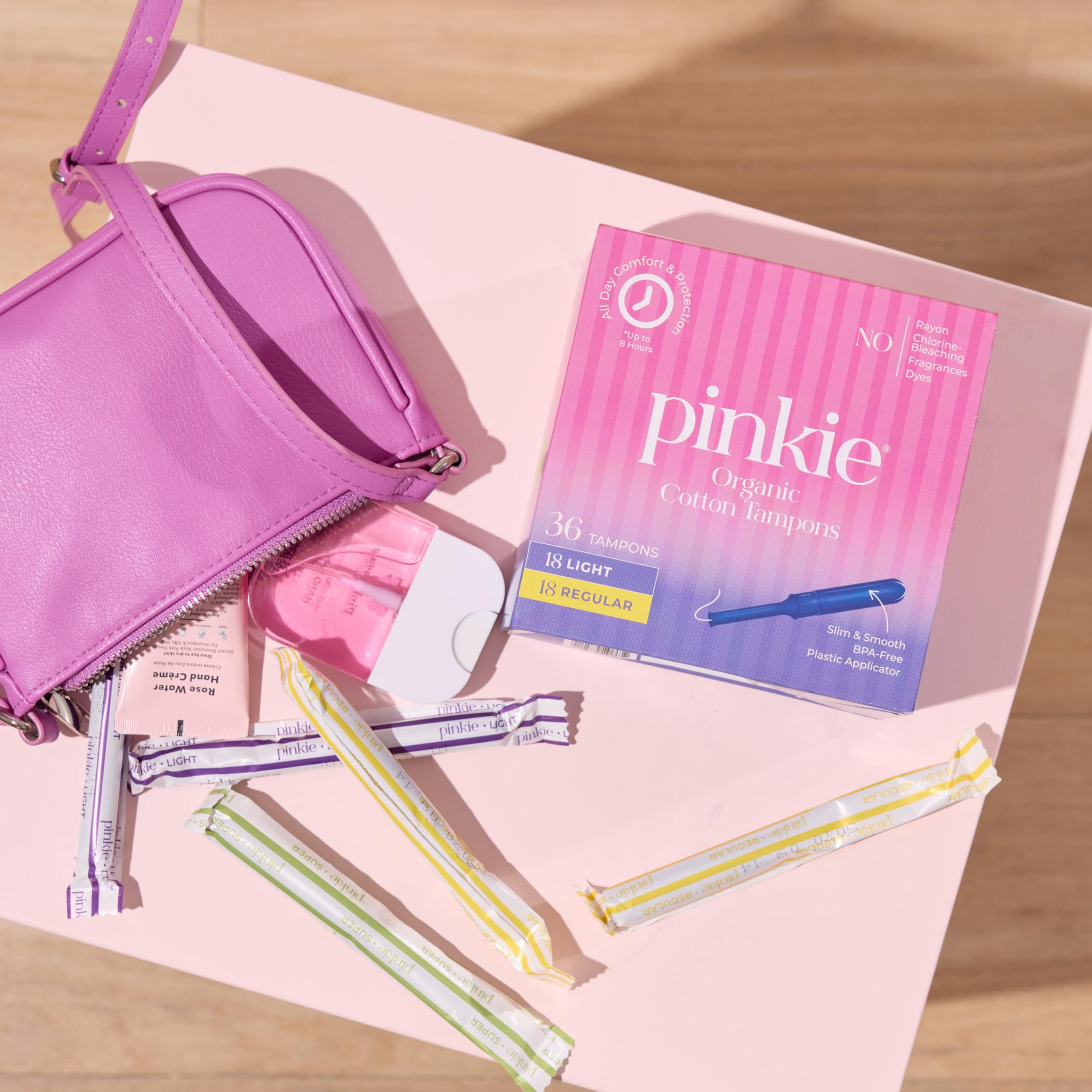 Pinkie smooth applicator design supports comfortable insertion.
