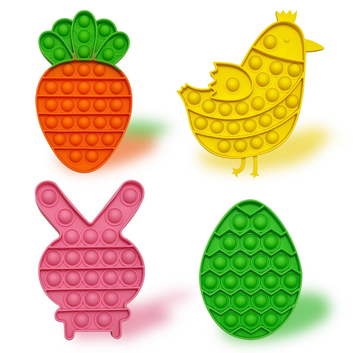 Pinkiwine Easter pop yellow chick for sensory play and focus