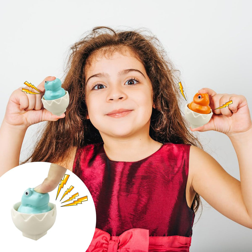 Pinkiwine open egg reveal showcasing squeak feature and playful dinosaur sounds.