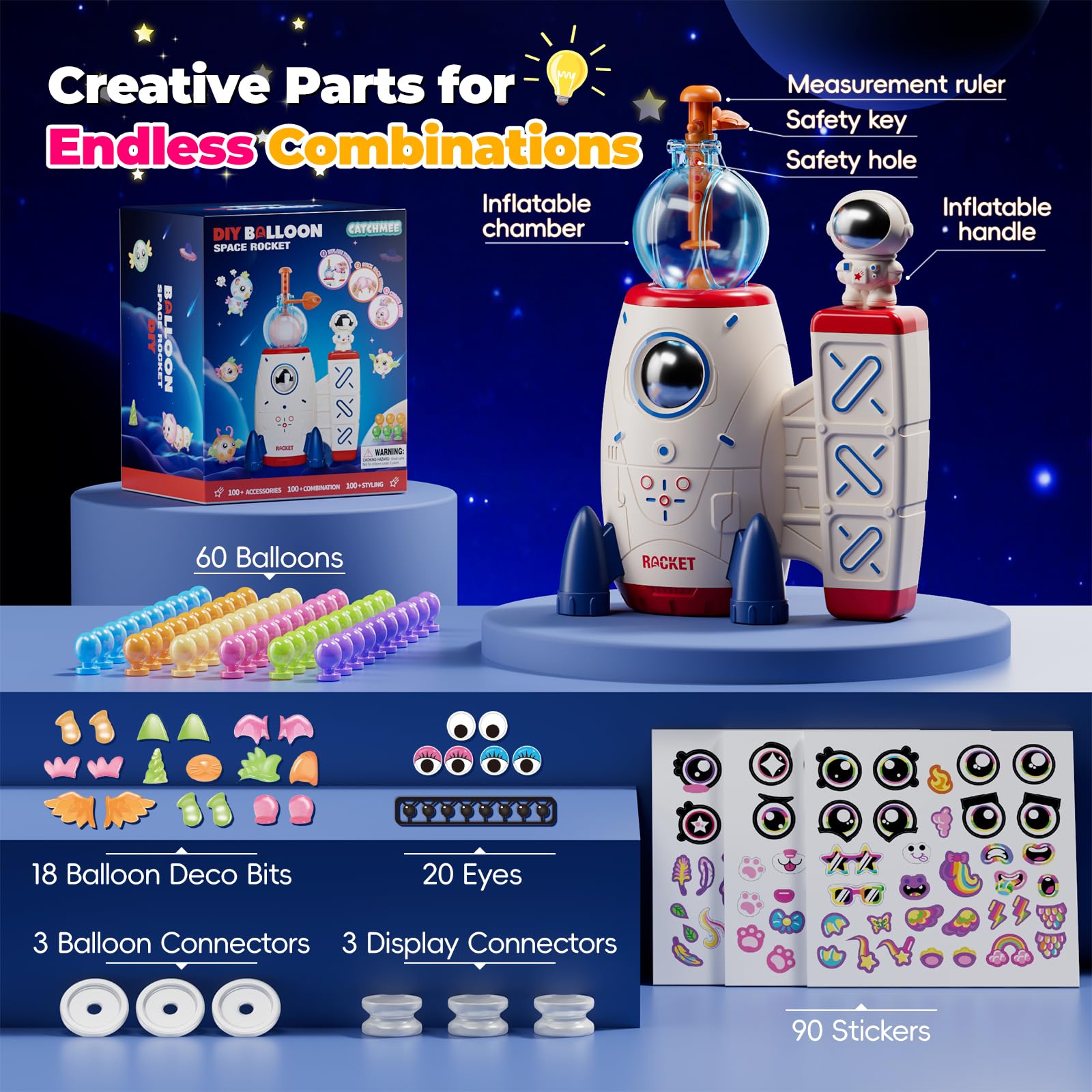 PINSHILE Gift for Birthdays and Parties appeals to kids and families