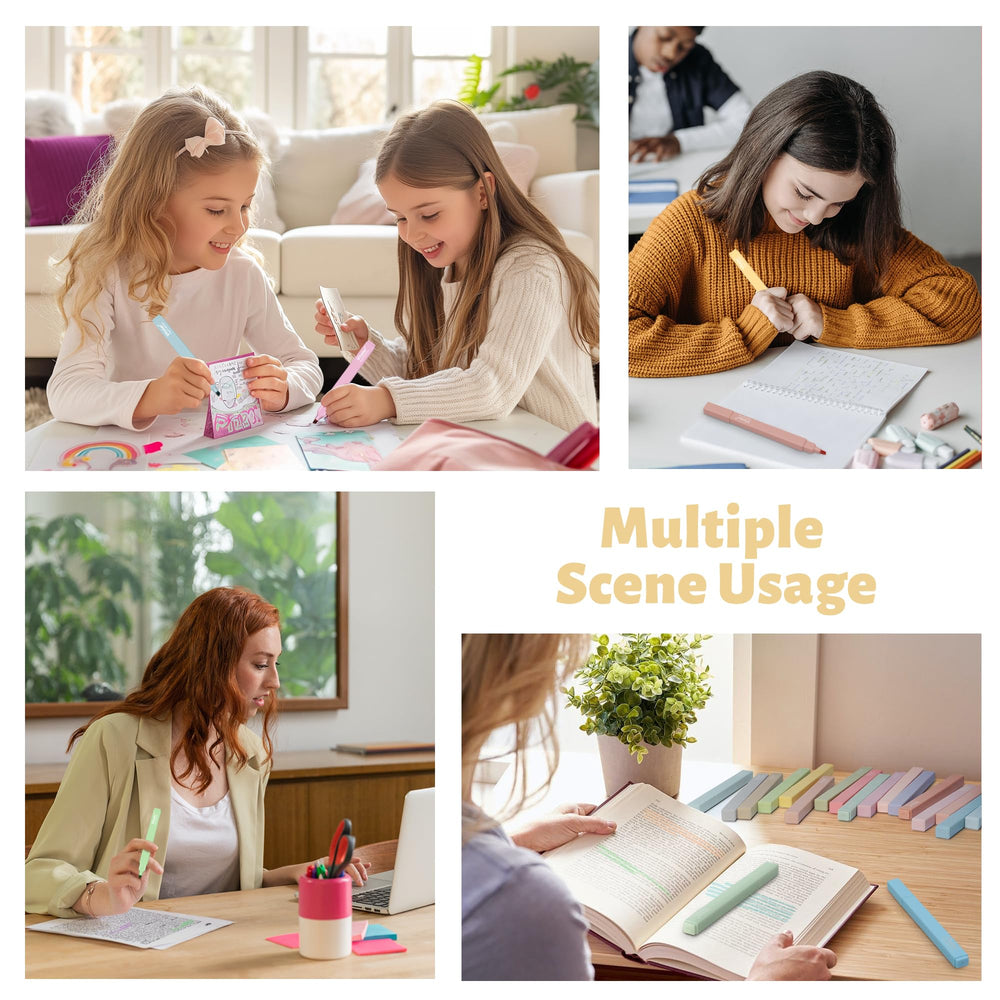 Piochoo journaling-highlighter set enhances planners and diaries.