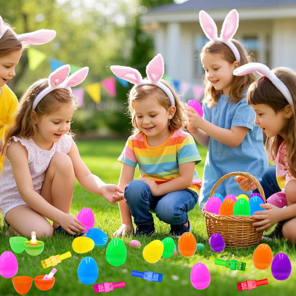 PIONJOY ABS plastic eggs stay durable during play and hunts.