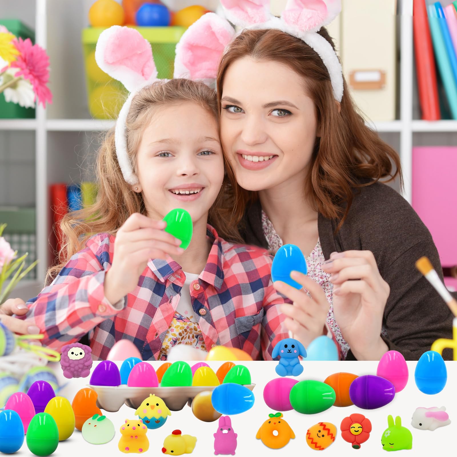PIONJOY Cute mochi designs add decorative charm to Easter tables.