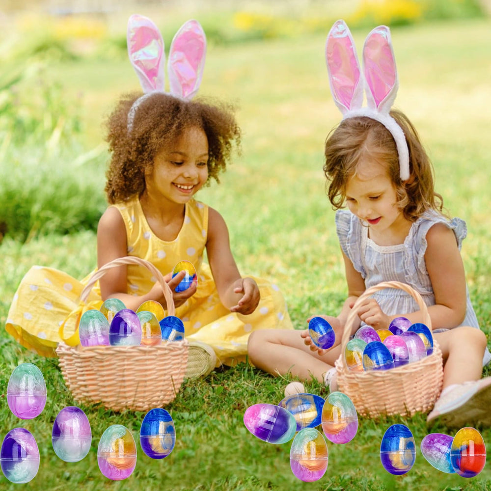 PIONJOY Durable plastic Easter egg built to withstand play