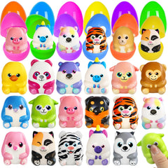 PIONJOY Easter egg with slow-rise squishy toy, great for kids' baskets.