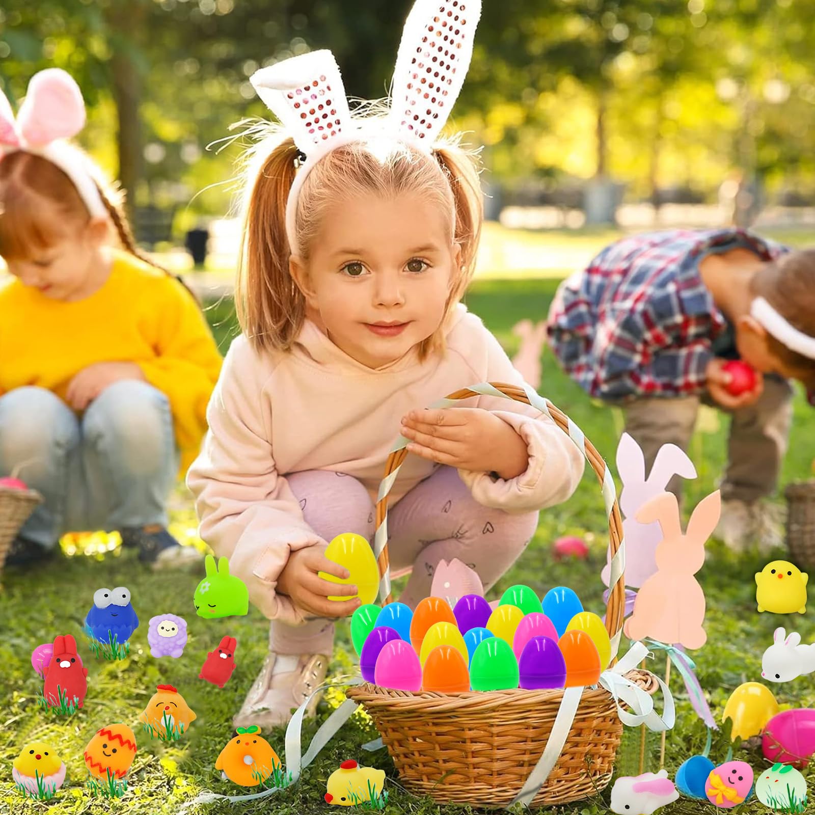 PIONJOY Easter eggs for party decorating and egg hunts.