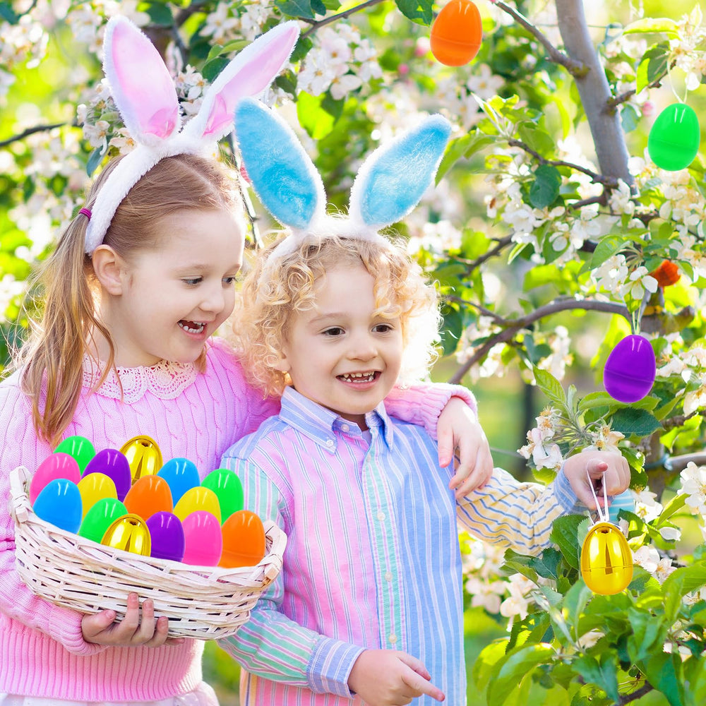 PIONJOY Easter eggs ideal for parties, classrooms, and baskets.