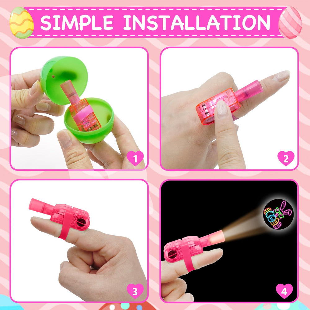 PIONJOY glow-in-the-dark fillers enhance Easter hunts and celebrations.