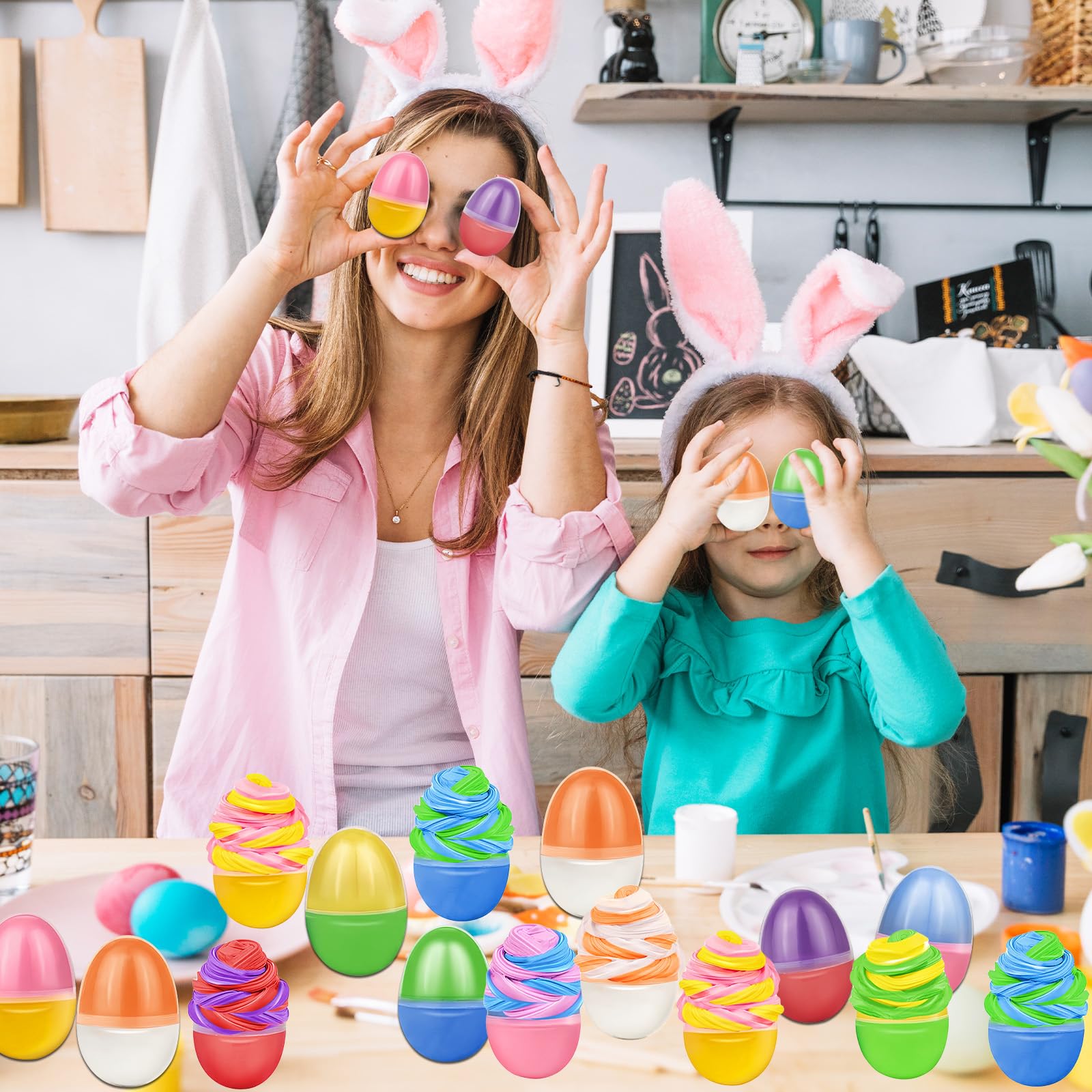 PIONJOY kid-friendly butter slime eggs suitable for classrooms and gifts