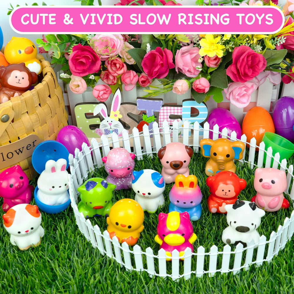 Kids playing with PIONJOY squishy toys during Easter hunt